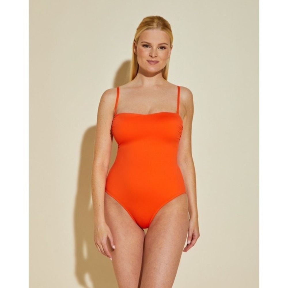 Cosabella Vita Marina Bandeau Shaping Swimsuit Strapless Sculpting One Piece M